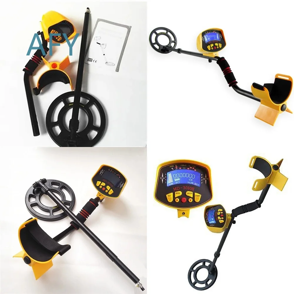 Portable Underground Metal Detector for Gold Prospecting Treasure Hunting Archaeology Excavation Waterproof LCD Display for