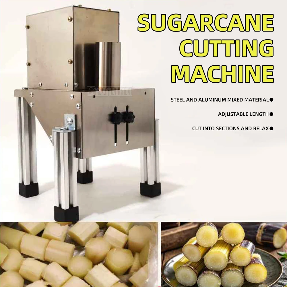 Yunlin Li Commercial Sugarcane Slicer Segmenter Efficiently Cuts Cane into Segments Perfect for Beverage Preparation Restaura