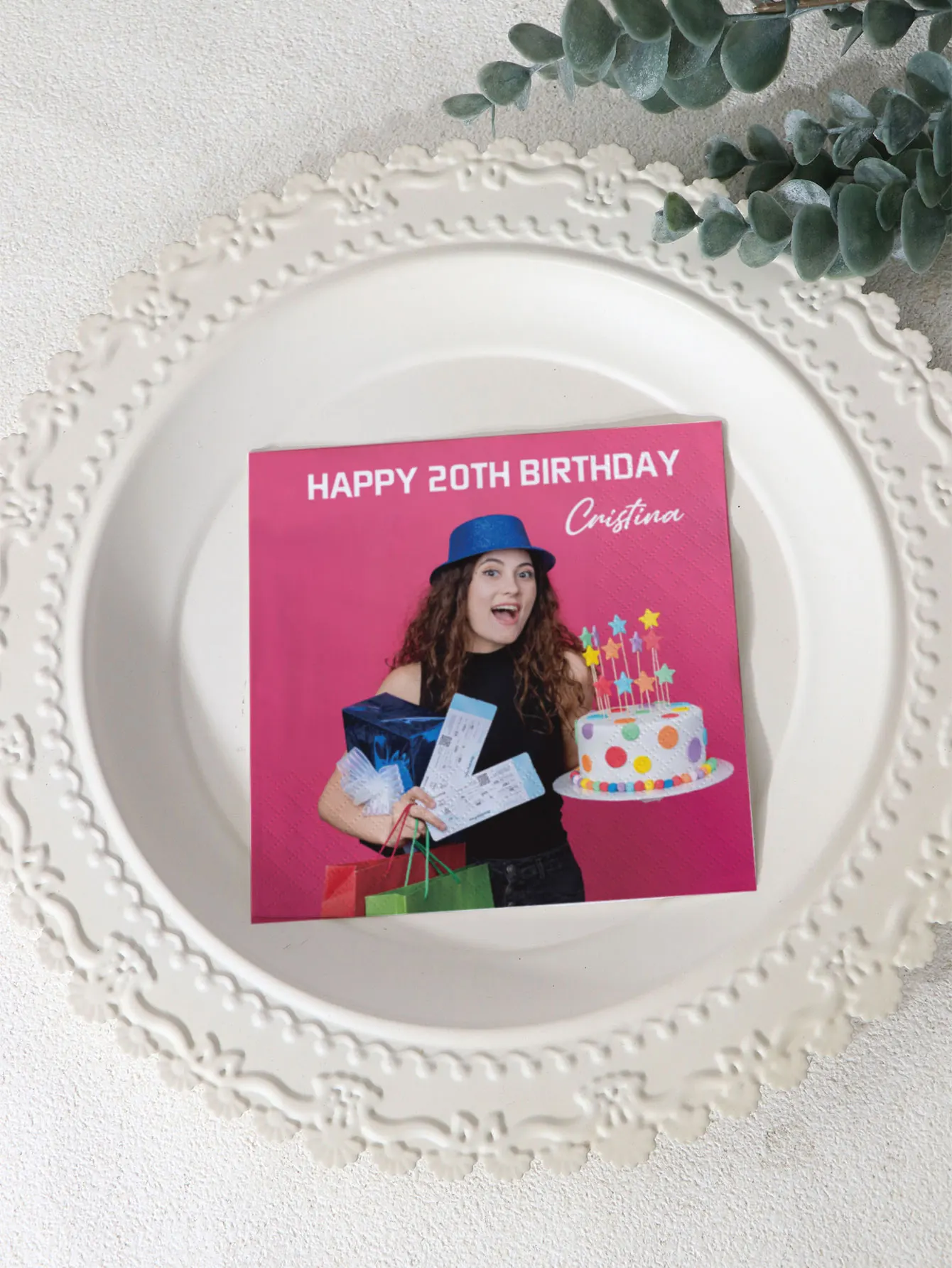 مناديل صور شخصية مطبوعة حسب الطلب لورق الاحتفال بعلامة الزفاف والخطوبة والذكرى السنوية وحفلات أعياد الميلاد #2