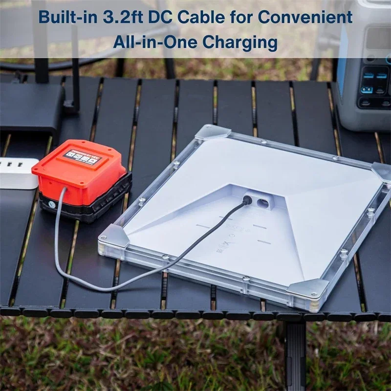 

Зарядное устройство с питанием от аккумулятора для Starlink Mini, водонепроницаемый разъем постоянного тока для Dewalt/Milwaukee 18V, литий-ионный для наружного и экстренного использования