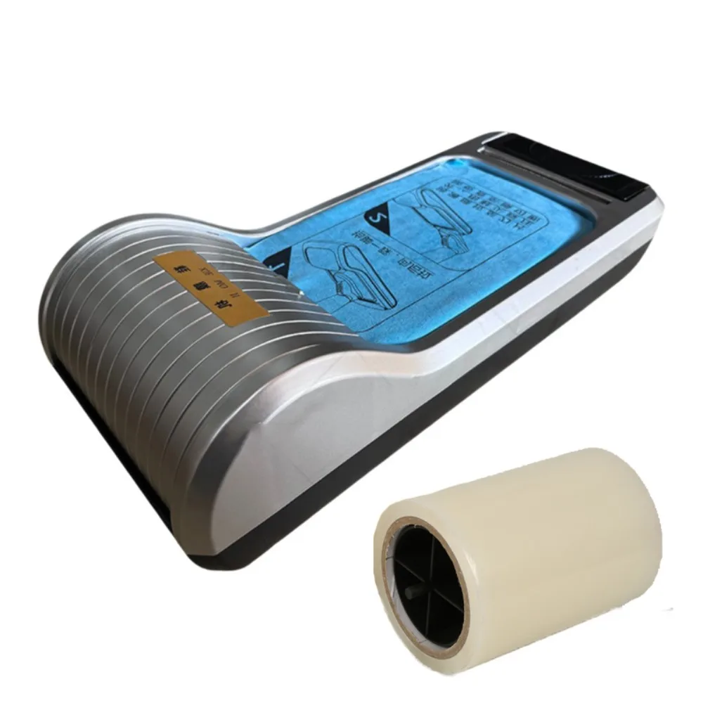 

Hands-Free Shoe Film Dispenser Sanitary Fast Dispensing Disposable Shoe Cover Fully Automatic Dustproof Shoe Cover Dispenser