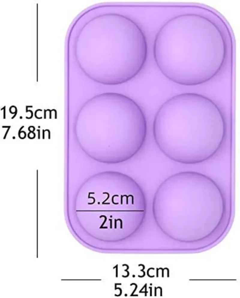 Silicone Mold Baking Pan for Pastry Molds Chocolate Sphere Ball Mold Silicone Mold for Pops Cake Mold Cookies Silicone Bakeware