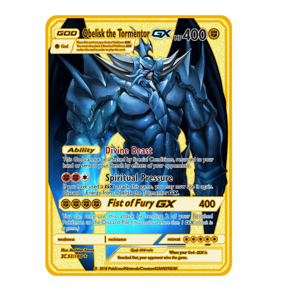 Arceus Vmax Pocket Monster Metal Kachu Spray Dragon Gold para Crianças, Edição Limitada, Inglês Mais recente, 10000 Pontos