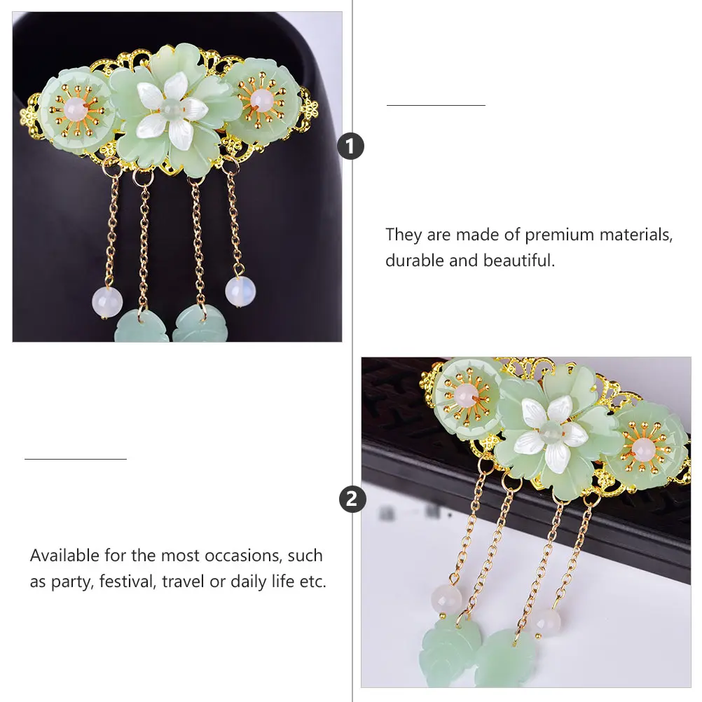 

1pc /Set Vintagerealistic Flower Hair Clips For Party Travel Durable Premium Material Easy Ponytail Decoration Bobby Pins
