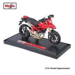 Maisto Ducati Hypermotard 1:18 scale motorcycle replicas with authentic details motorcycle Model collection gift toy