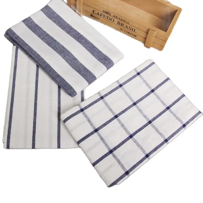 Table Napkins Dinner Mat 40*60cm Classic Mediterranean Style Cotton Napkin Wedding Dessert Tea Towel Kitchen Dishcloth Placemats