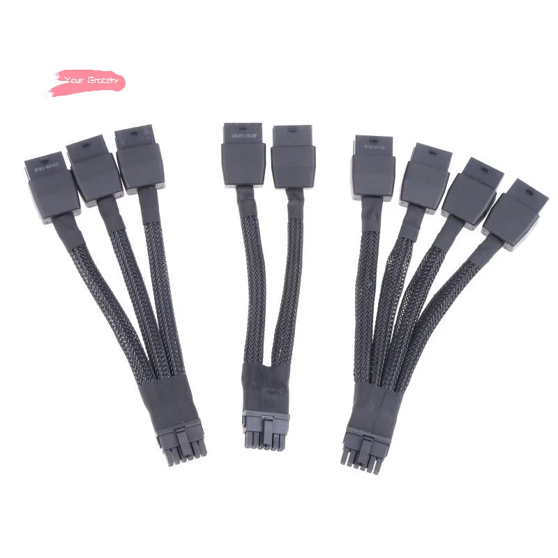 Y-V100 H100 A100 Graphics Card Cable Power Cord Adapter Cable 8Pin To 16Pin For RTX4070_RTX4070Ti_RTX4080_RTX4090 40 Series