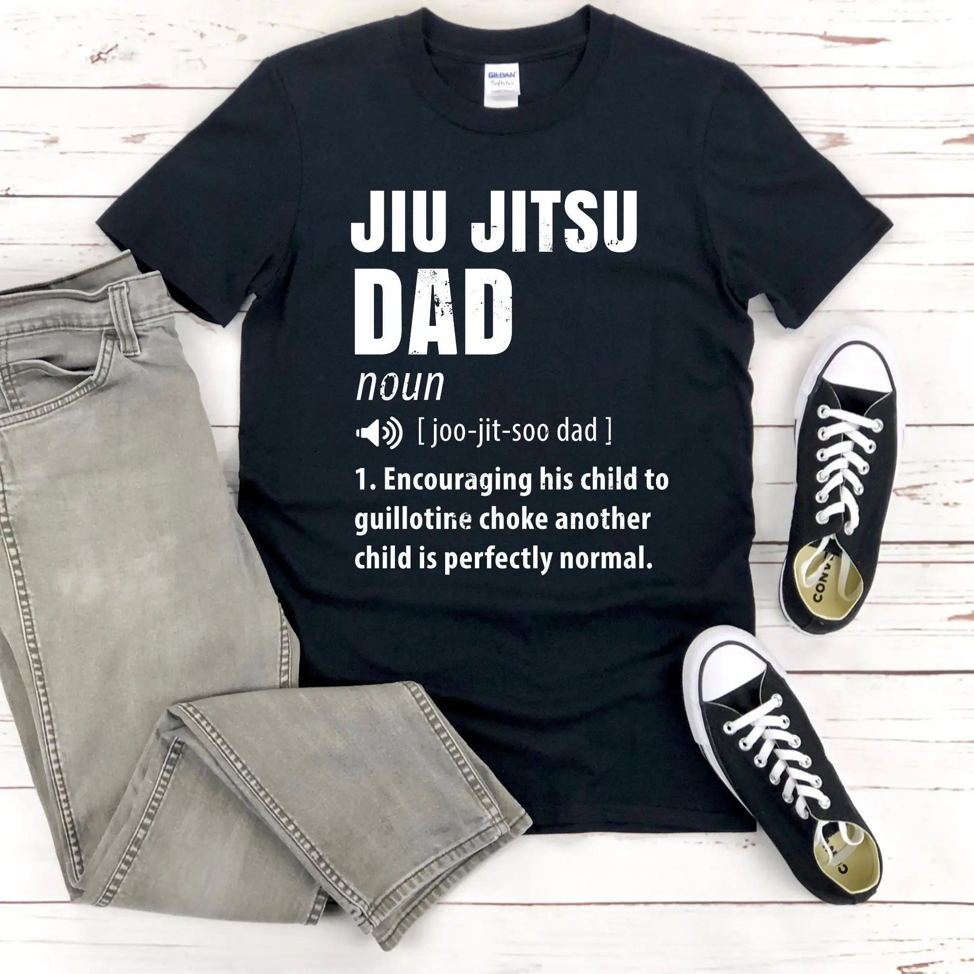 Camiseta divertida de Jiu Jitsu Dad, camisa de artista marcial brasileño Bjj S, artes mixtas Jiujitsu