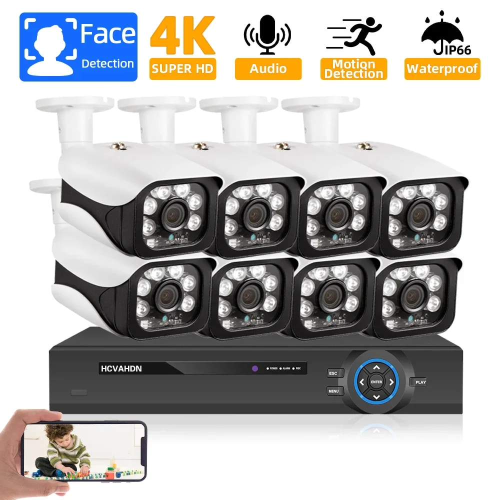 4K Hd Poe Cctv Came…