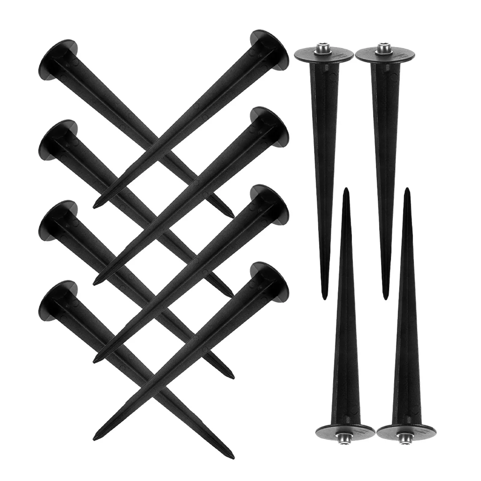 

12 шт. колышков для крепления светильников, для уличных украшений, замена для садовых дорожек и ландшафтного дизайна