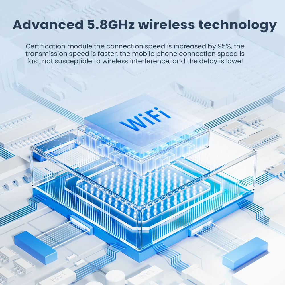 New Carplay Android Auto Auto 2 In-1 Wired To Wireless Magic Box Android Auto Car Machine Interconnect Box Plug and Playback