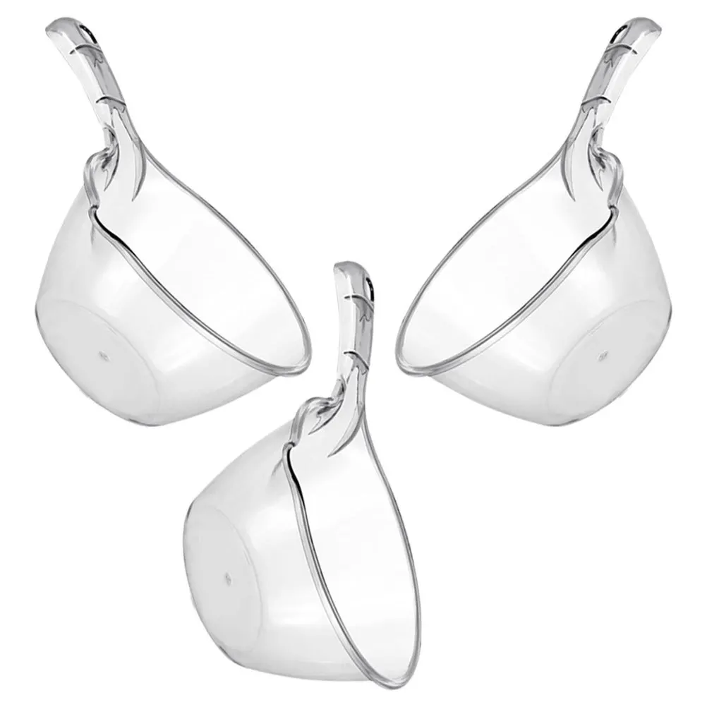 

3Pcs Small Water Ladle Plastic Thickened Ladle Spoon for Serving Soup Water Dipper for Bathroom Shower Bathtub Household Use