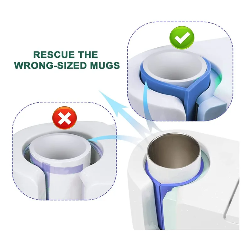 Enveloppement de gobelets à Sublimation A59E-11X 4.72 pouces avec gant et ruban résistants à la chaleur, enveloppe en Silicone pour gobelets vierges à Sublimation