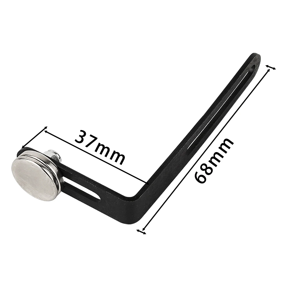1/10 RC Crawler Car Body Mount Bracket With Strong Magnet,Shell Fixed Support For SCX10 90046,Black Silver Optional 59.5g