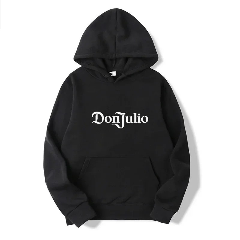 Sudaderas con capucha con estampado de letras de Don Julio, sudaderas con capucha de calle de lana de otoño, camisetas informales para hombres y mujeres