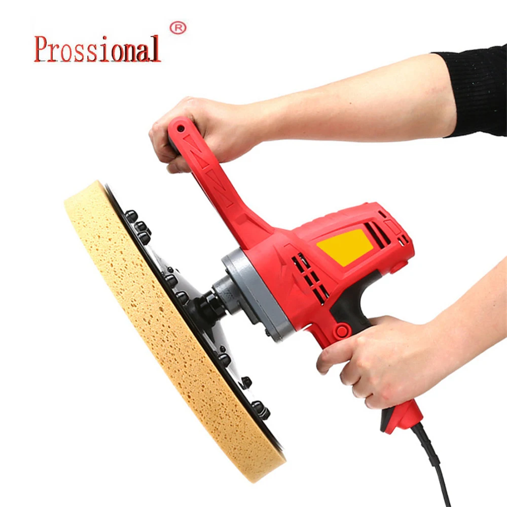 Electric 220V Concrete Epoxy Cement Mortar Trowel Masons Plastering Bucket Trowel Tool Wall Smoothing Polishing machine