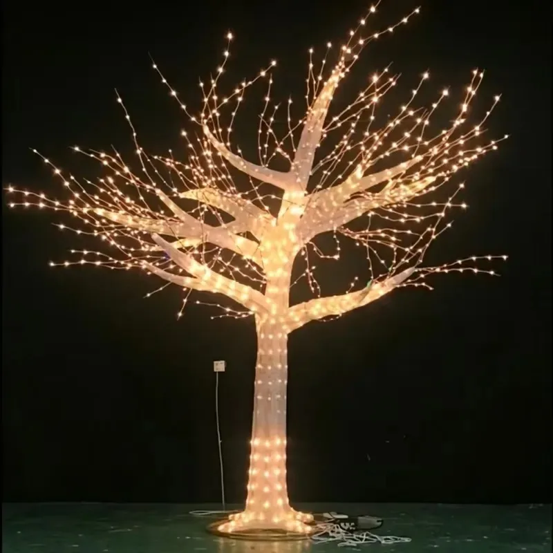 Landscape decoration outdoor IP65 pixel programmable custom LED Christmas decoration RGB tree light