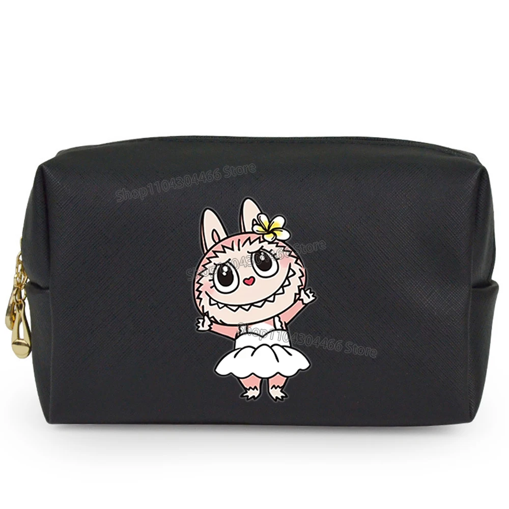 New Labubu Hand Bag Ladies Anime Makeup Bag Fashion Lady Bags Waterproof Make Up Bags Trendy Cell Phone Purses for Female Gift