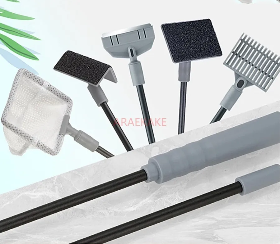 

Fish tank cleaning kit manufacturer fish tank brush fish tank five in one tool fishing net scraper