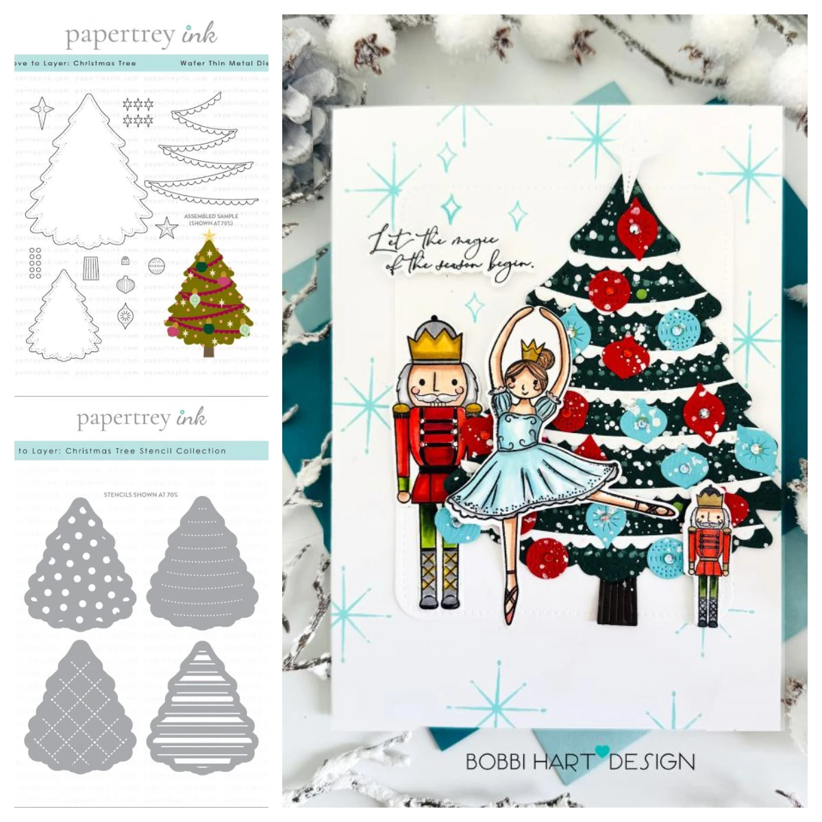 

Love to Layer: Christmas Tree Die Decoration Metal Cutting Die Stamp DIY Scrapbooking Holiday Greeting Card Template 2025 New