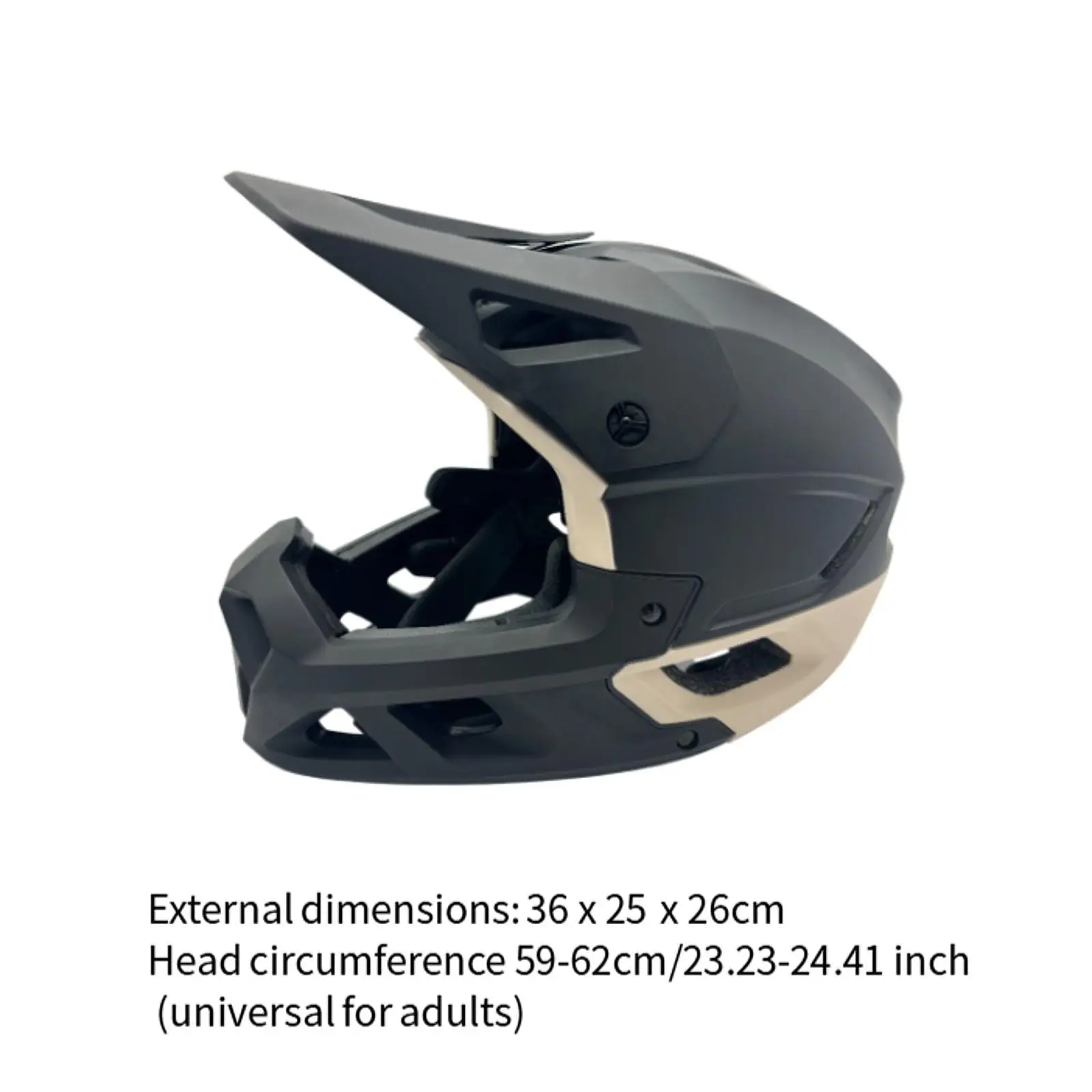 Capacete de bicicleta Capacete facial completo para ciclismo Mountain Road Biker Rock Climbing