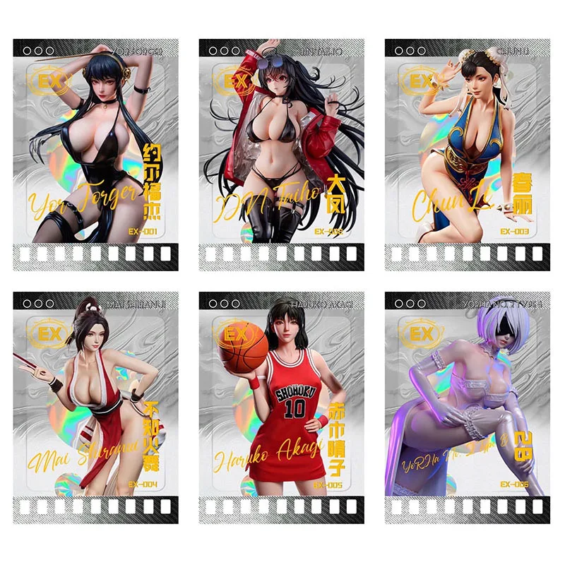 Sexy Girl Series Original Anime Goddess Party Feast MXR Ultra Limited Metal Cards Collection TCG Playing Game Card Kids Toy Gift