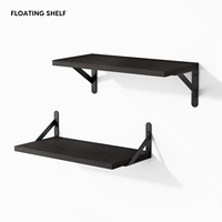 1Pcs Wall Mount Wood Shelves Floating Shelf Wall Decoration Storage Rack Wall Hanging Display Organizer for Home Floating Shelve