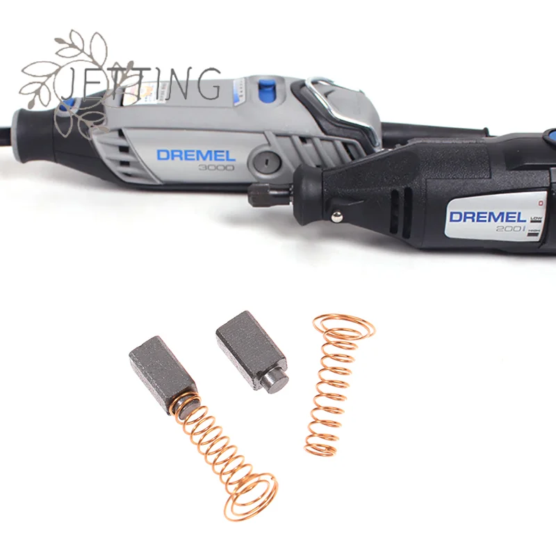 

Hot 2Pcs Carbon Brush Motor For 3000 200 For Electric Rotary Motor Tools Brush Repairing Part