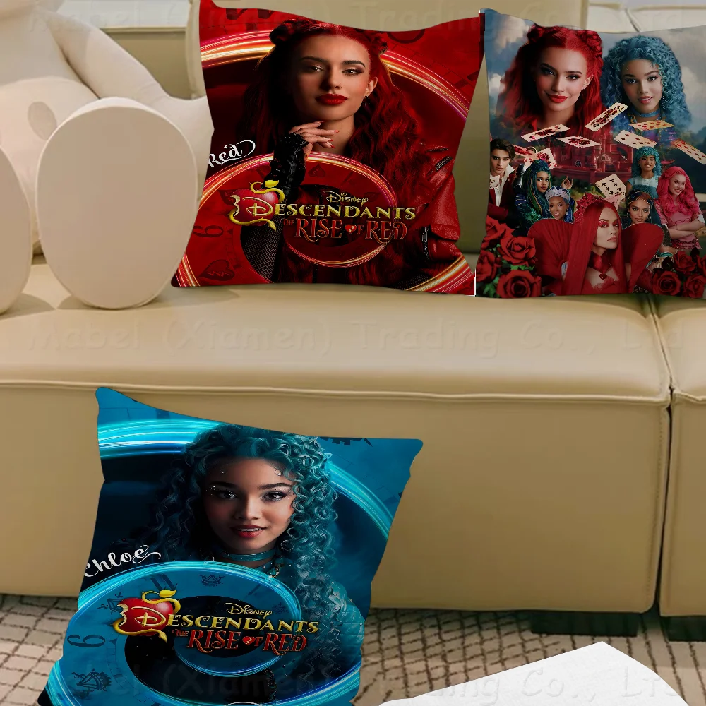 D-Descendants The R-Rise Of R-RedPillow Gifts Home Office Furnishings Bedroom Sofa Car Cushion Cover Case 45x45cm