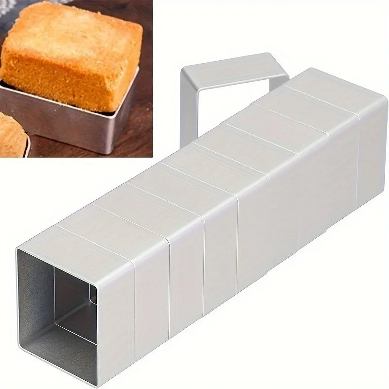 Pineapple Cake Mold Spot Household Aluminum Alloy Anode Square Biscuit Mold,Baking Mold Cookie Biscuit Baking Cake Rectangle