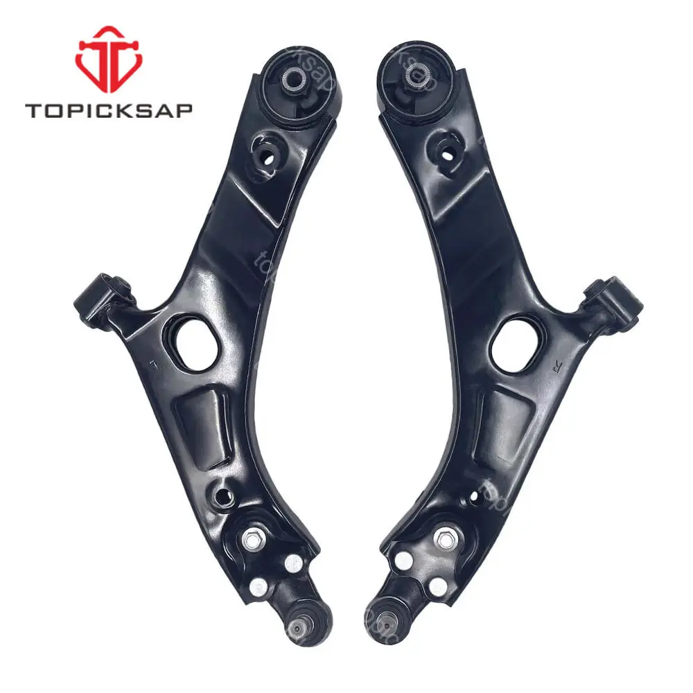 TOPICKSAP Front Lower Control Arms Sway Bar Links Left Right for Hyundai Tucson Kia Sportage 2.0L 2.4L 2010 2011 2012 2013