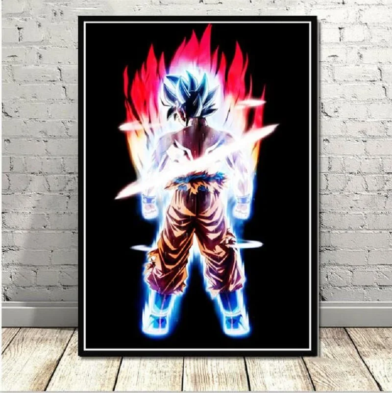 5D Full Round Diamond Paintings Anime Seven Ball Mosaic Kits Crystal Handicraft Embroidery Wall Arts for Home Wall Decor