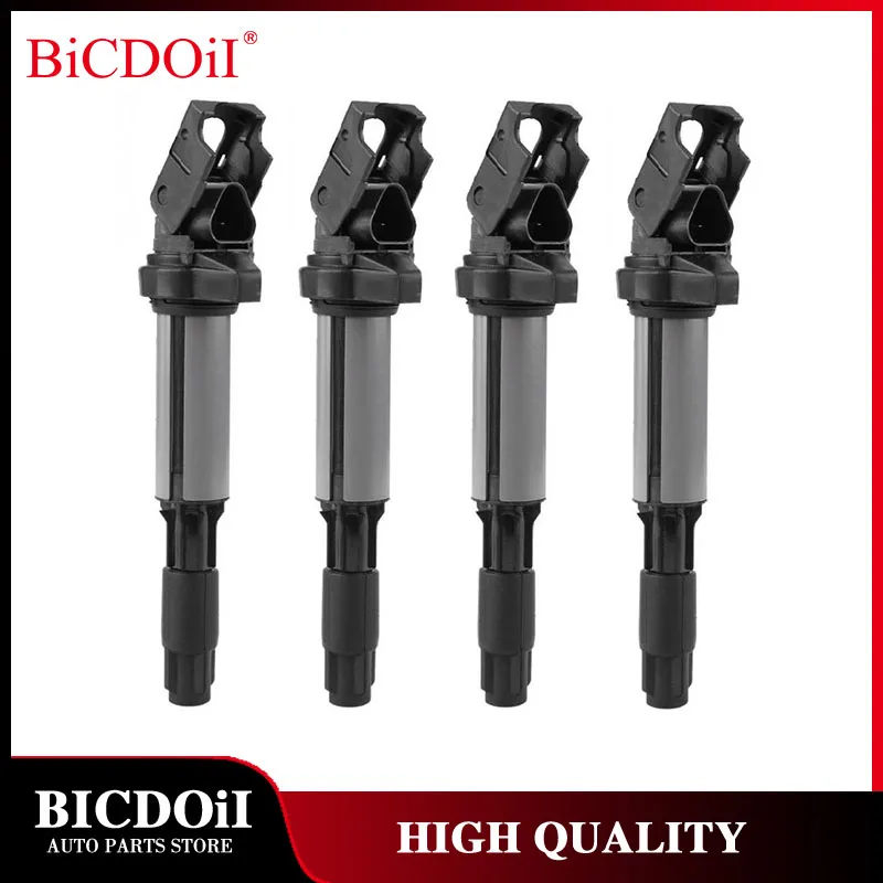 

4Pc 12137551260 Ignition Coil For BMW 3 5 7 X3 X5 X7 E46 E90 E39 E60 E61 E63 E83 E53 E36 Peugeot Citroen 12131712219 12131712223