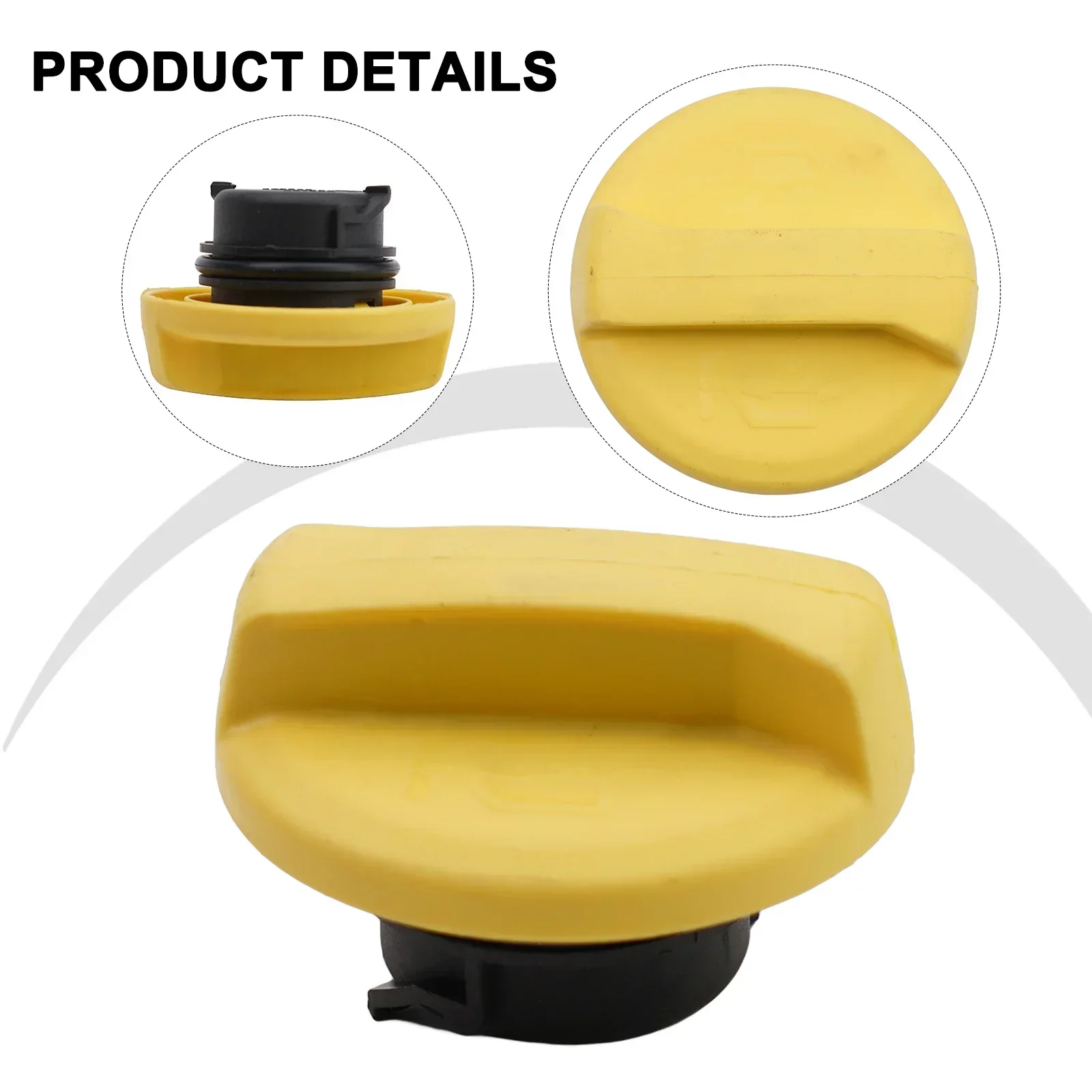 Replace Your Broken Damaged Cap Yellow Plastic Oil Cap Sealing Cap Cover 90536291 for Opel Astra G H Tigra