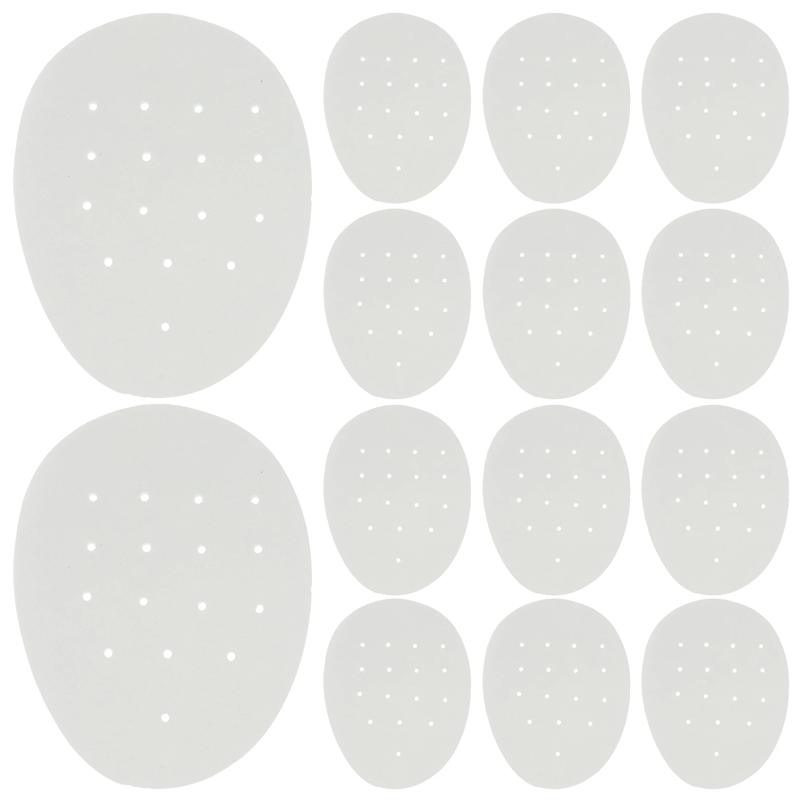 

10 Pairs Shoe Sole Inserts Men Women Forefoot Pad Pigskin Half Cushions Running Shoes