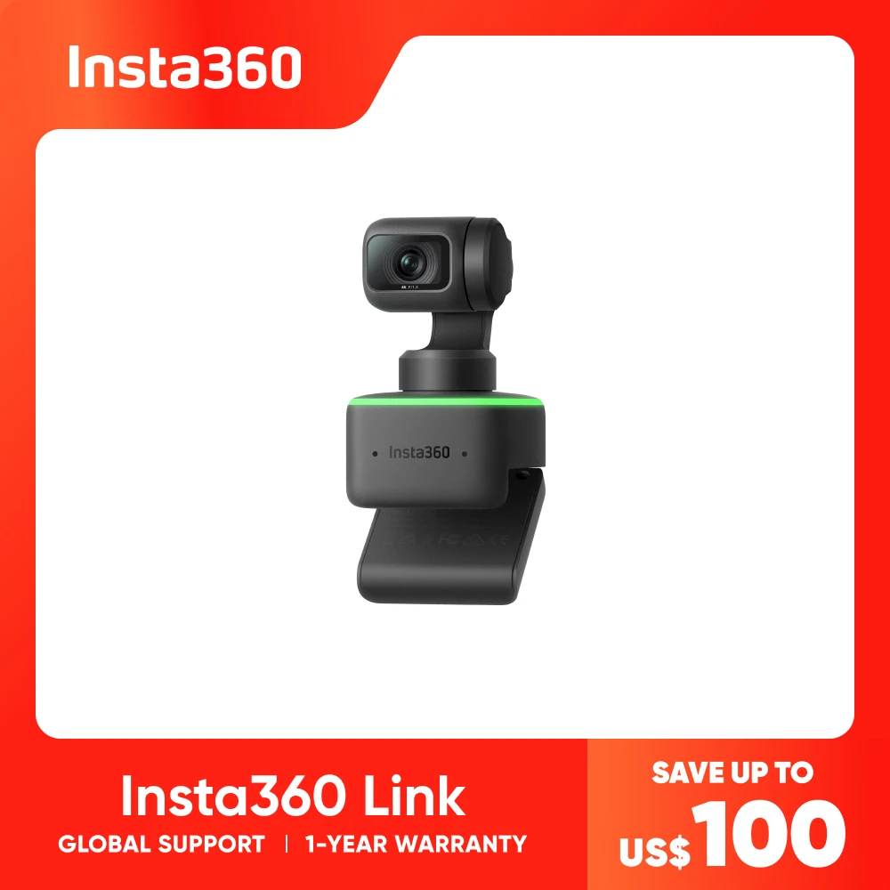 Insta360 Link - 4K Webcam with 1/2