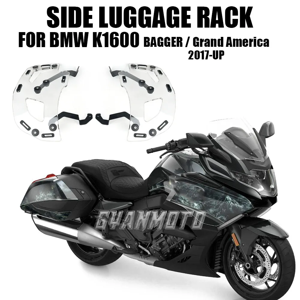 

For BMW K1600 Grand America K1600GA K 1600 BAGGER 2017+ Motorcycle Rear Side Case Trunk Additional Luggage Rack Tour Pack Shelf