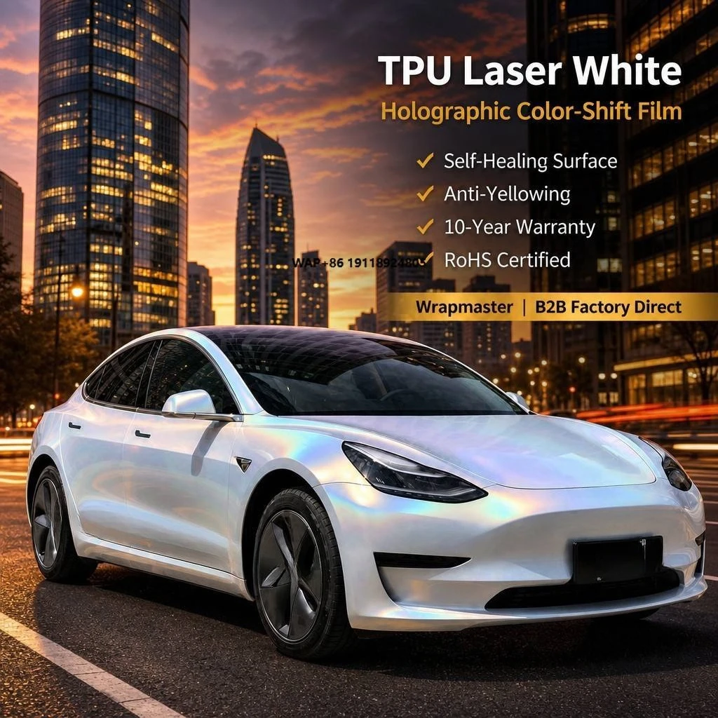 1.52x15m White TPU PPF Paint Protection Film Self Healing Scratch Resistant Car Color Change Wrap Wholesale