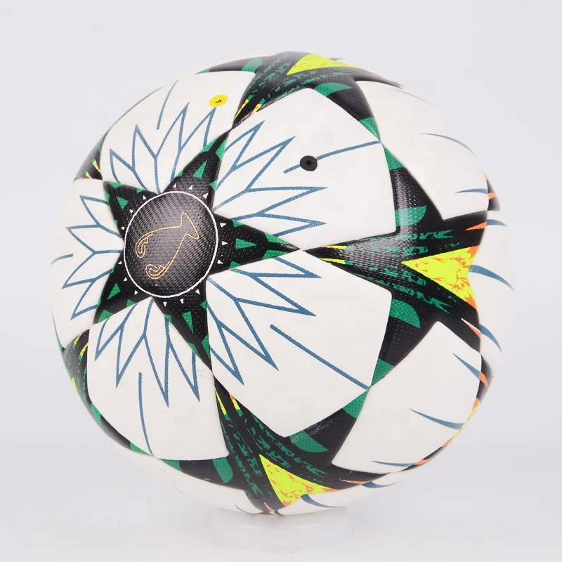 Custom Professional Thermal Bonded Nylon Wound Soccer Balls Size 5 Official Match Standard Indoor Outdoor Football