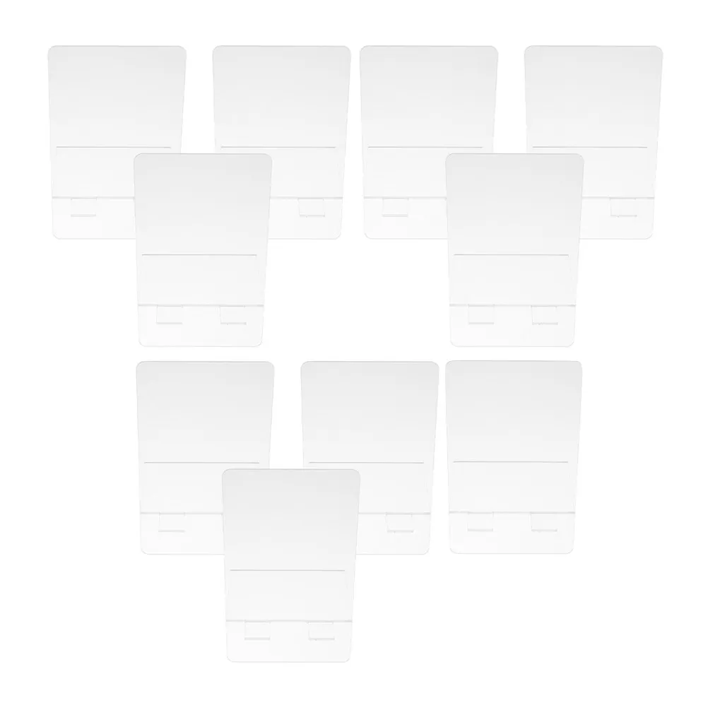 10Pcs Acrylic Writing Memo Board Desktop Note Board Multi-Function Clear Erasable Office Home School Supply Office Supply