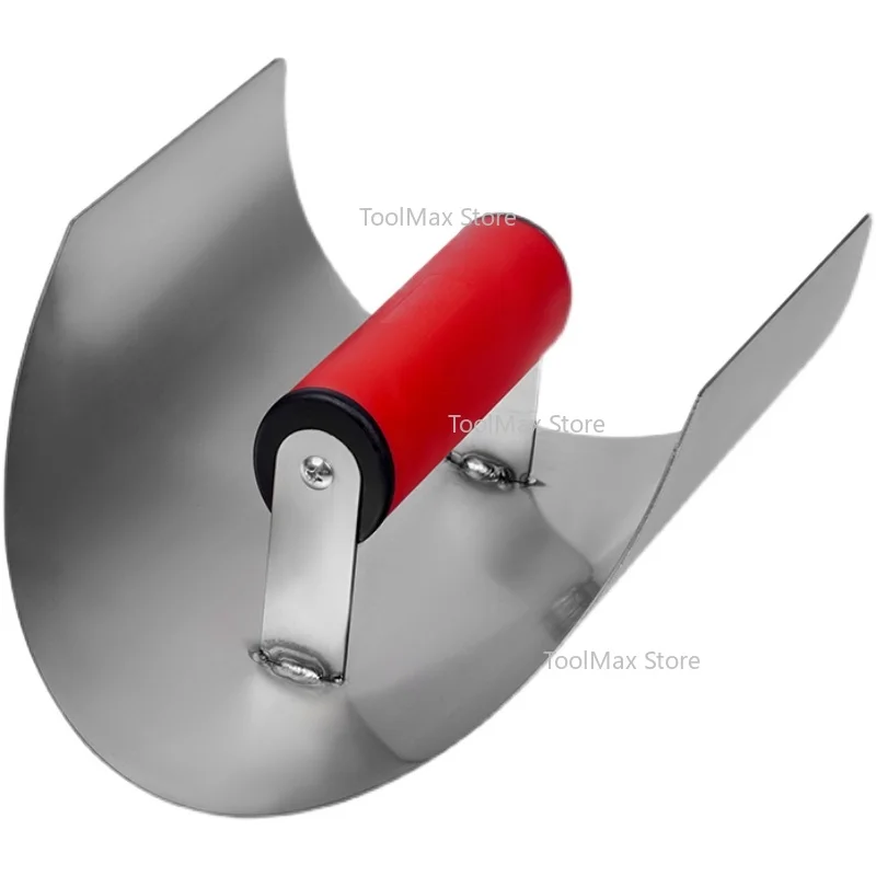 6インチステンレス鋼製反り溝切りコテ、曲線型こて、パテ塗り用