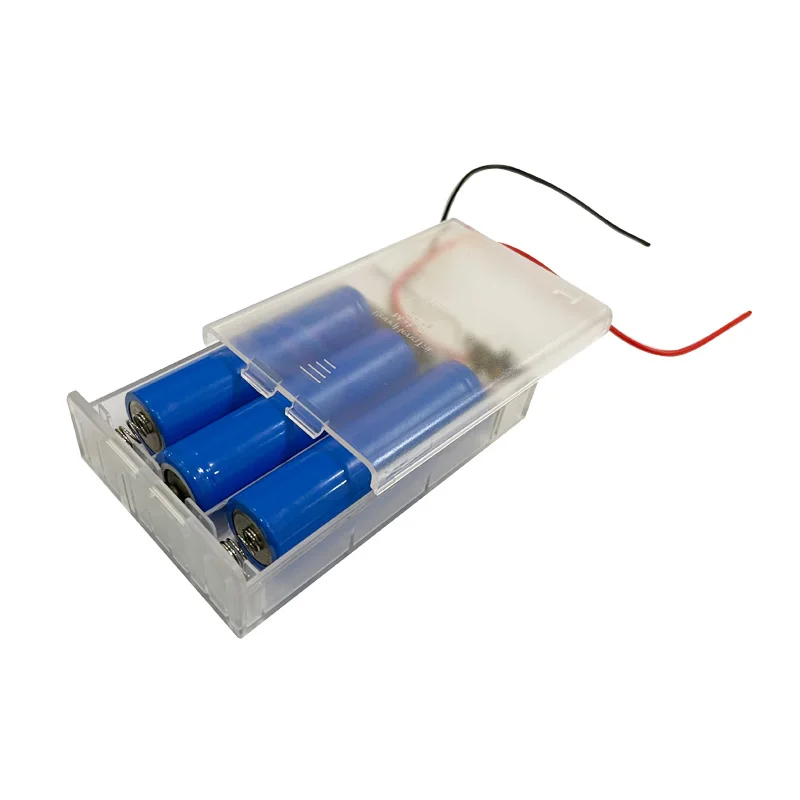 New 18650/21700 Power Bank Cases 3X 18650/21700 Battery Holder Storage Box Case 3 Slot Batteries Container With Wire Lead