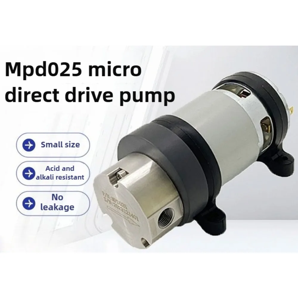 Stainless Steel Small Gear Pump Electric Self Priming Syrup Pump for Beverage Dispenser Filling Machine Dosing