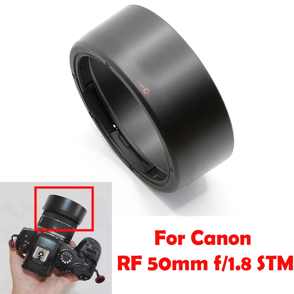For Canon RF 50mm f/1.8 STM ES-65B Lens Hood  Lens-Full-Frame R6, R5, RRP Mirrorless Cameras Small Lens Hood Accessories