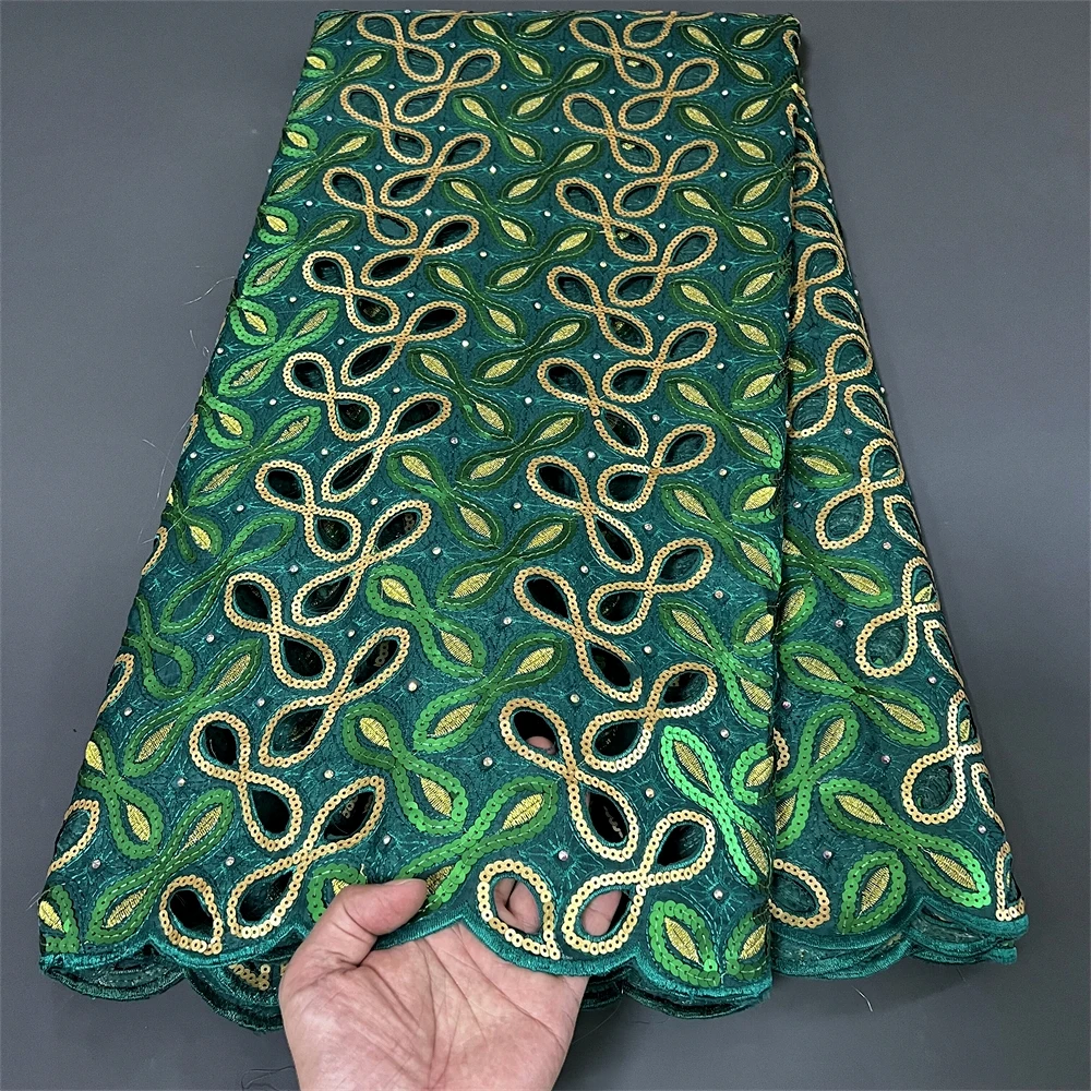 

Африканский нигерийский тюль, кружевная ткань, вышивка органзы, гипюровое вечернее платье, парчовое жаккардовое платье, высокое качество, 5 ярдов, PS0017