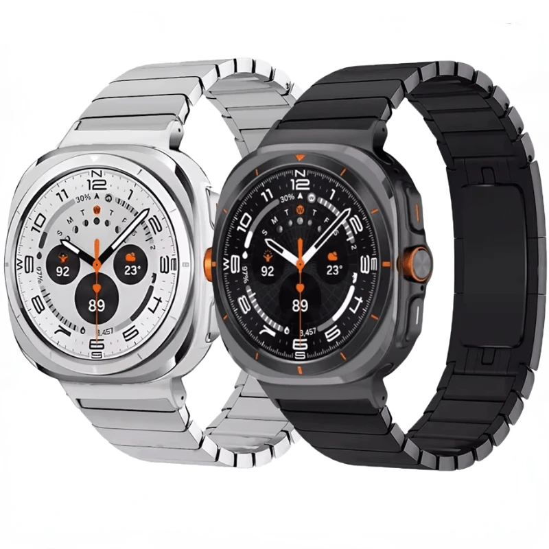 

Высококачественный металлический ремешок из нержавеющей стали для Samsung Galaxy Watch Ultra 47 мм, сменный Браслет, аксессуары для Galaxy Ultra Band