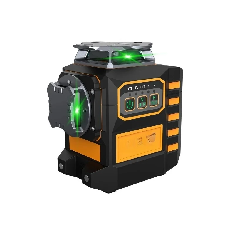 LSG6682 Cross Line Levels 360 Auto Level 12 Lines Green 3d Survey Equipment Optical Level Machine