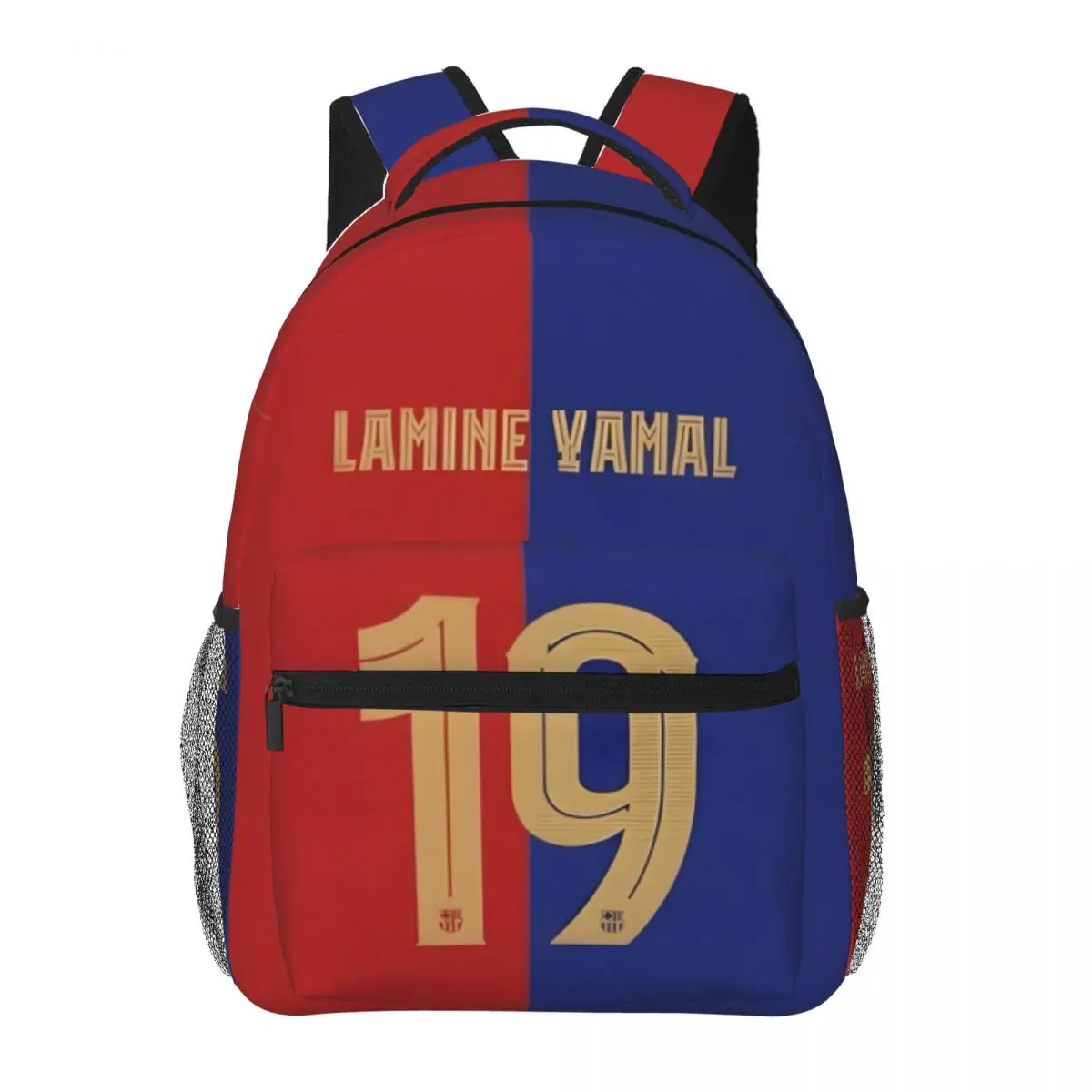 Lamine Yamal Num 19 Printed Lightweight Casual Schoolbag For School, Outdoor, Shopping, Office 17in