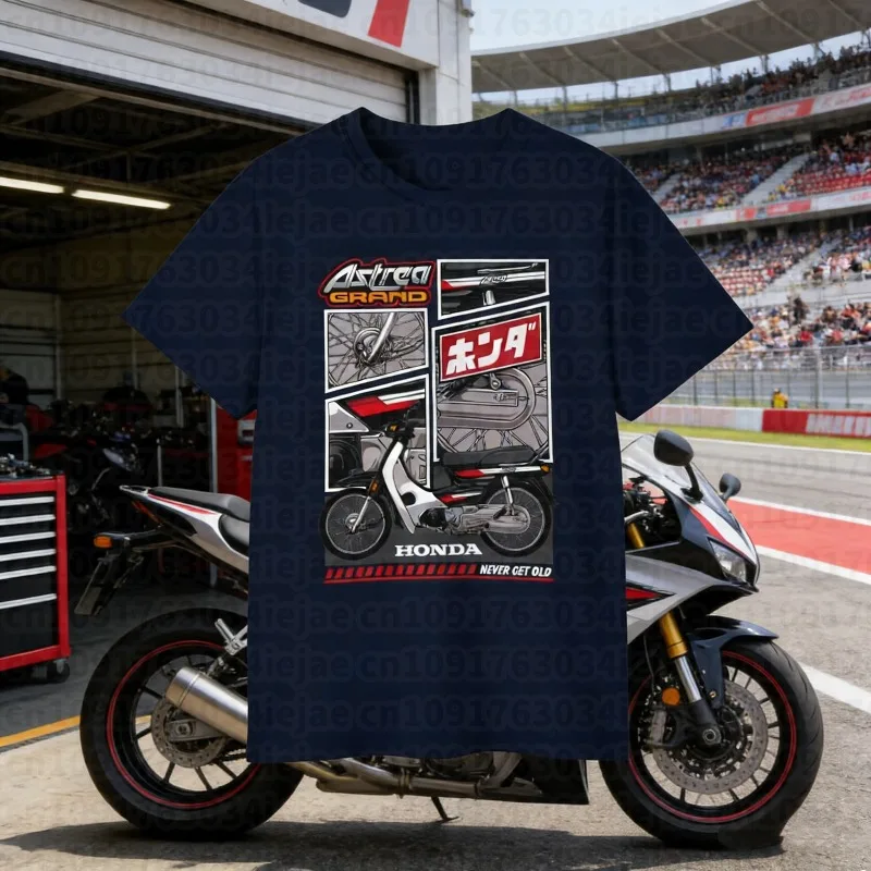 

Honda 2026 New Hot Men's and Women's T-shirt Grand Summer Cotton Shirts Spring and Autumn New Motorcycle Off-road Top