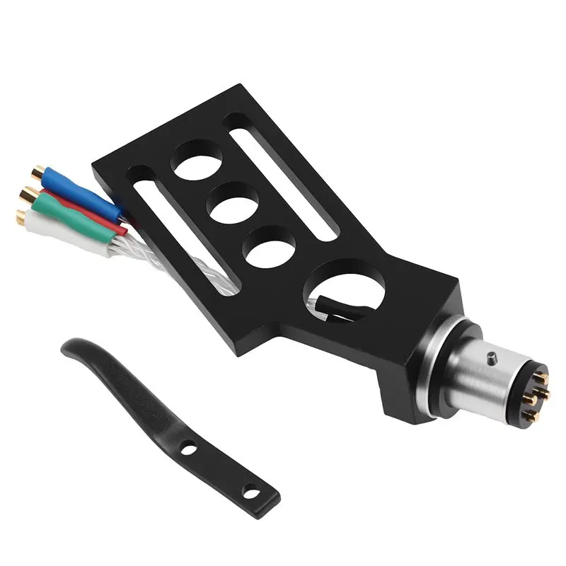 

Держатель для Hi-Fi-игл B24B для проигрывателей виниловых пластинок, кронштейн для картриджа, держатель для стилуса, из чистого стерлингового серебра